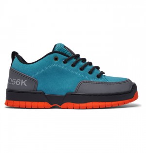 DC Bronze56K x DC Clocker Men's Sneakers Dark Turquoise | BIDMLN069
