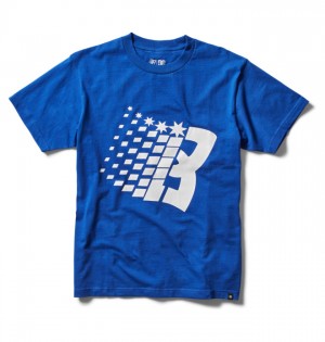 DC Bronze56K x DC Star Heritage Men's T Shirts Blue | GHALDF719