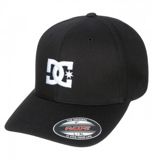 DC Cap Star Men's Hats Black | HYQZVE629