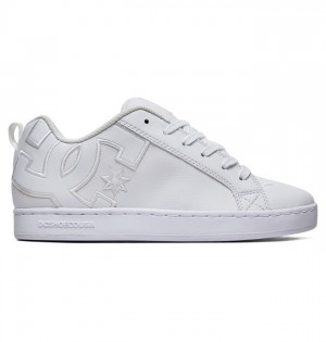 DC Court Graffik Women's Sneakers White / White / White | MFLTKR437