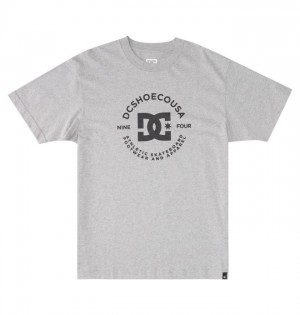 DC DC Star Pilot Men's T Shirts Grey | VLQHDP610