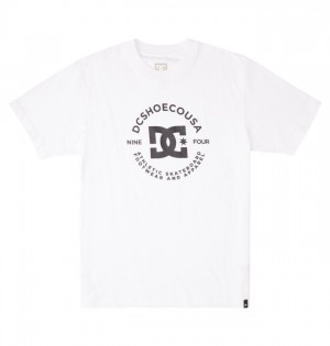 DC DC Star Pilot Men's T Shirts White | ARYTUQ642