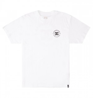 DC DC Star Pilot Men's T Shirts White | OJTGHL685