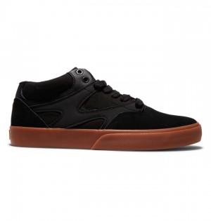 DC Kalis Vulc MID Mid-Top Men's Skate Shoes Black / Black | TEPCBL175