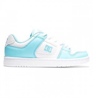 DC Manteca 4 Women's Sneakers White / Blue | PVTKSY187