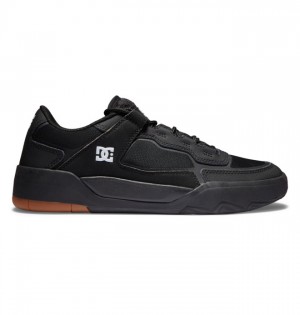 DC Metric Men's Skate Shoes Black / Black | LMVEGF716