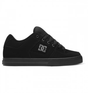 DC Pure Men's Sneakers Black / Black | QWIJYT963