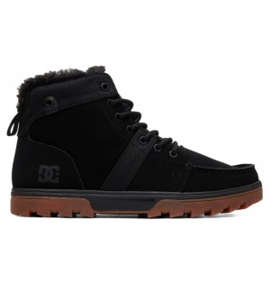 DC Woodland Men's Winter Boots Black | MRDEPI475