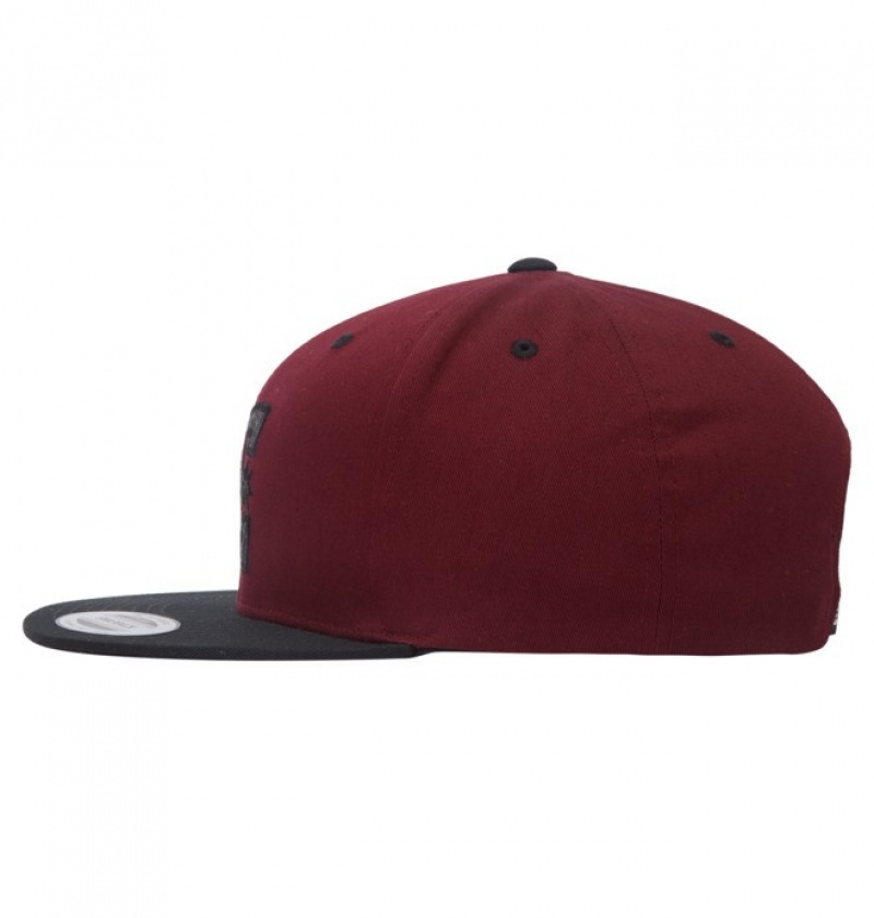 DC Birdie Snapback Men's Hats MAROONED | CSGVYD872