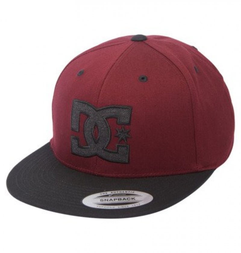 DC Birdie Snapback Men's Hats MAROONED | CSGVYD872