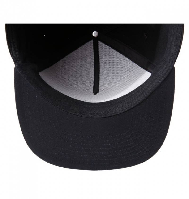 DC Brackers 3 Snapback Men's Hats Black | XDWONR201
