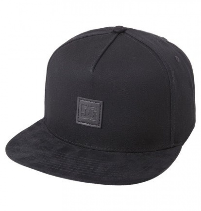 DC Brackers 3 Snapback Men's Hats Black | XDWONR201