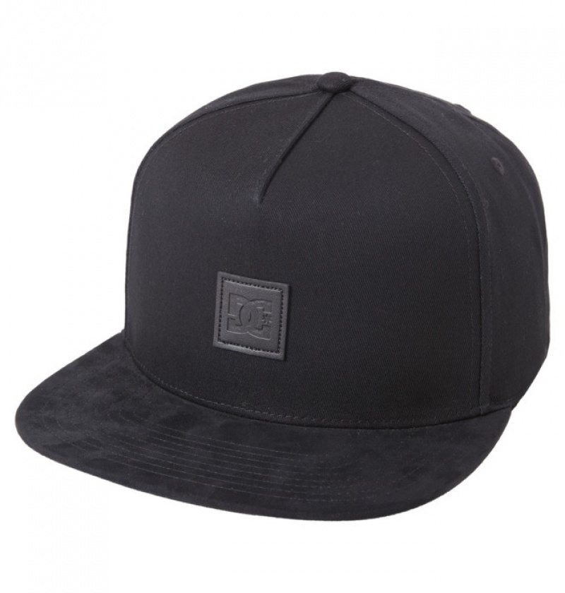 DC Brackers 3 Snapback Men\'s Hats Black | XDWONR201