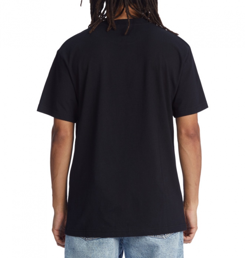 DC Bronze56K x DC Star Heritage Men's T Shirts Black | SVCZOR961