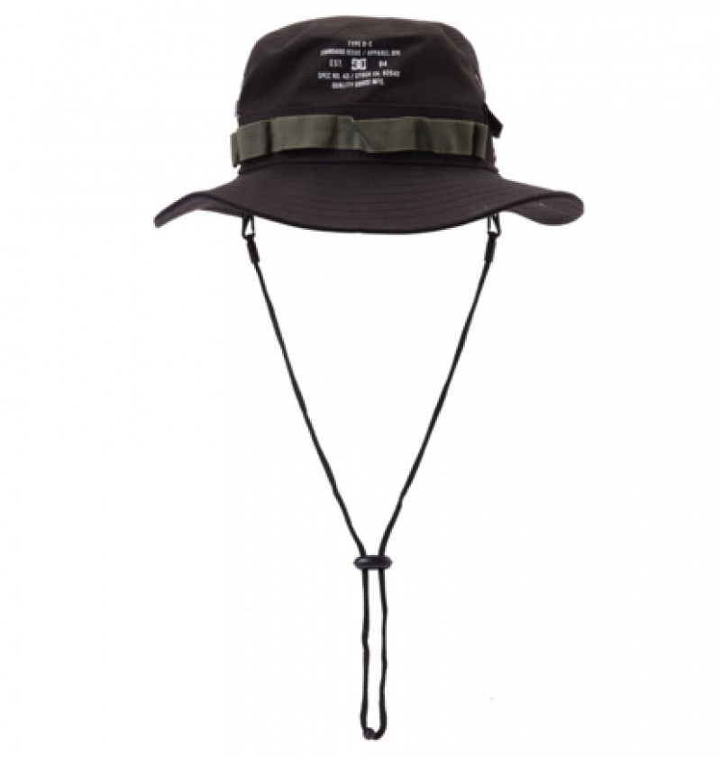 DC Bushwick New Era Fitted Boonie Men's Hats Black | XVHWBU176