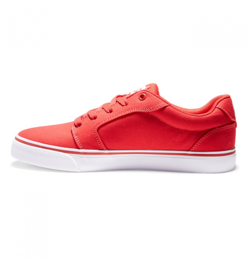 DC Canvas Men's Anvil Red / White | MLHPXG204