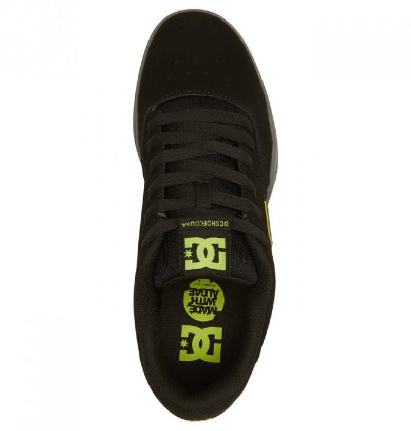 DC Central Men's Sneakers Black / Grey / Green | GAIKNX283