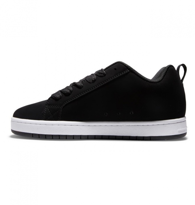 DC Court Graffik Men's Sneakers Black Blue | NMPVKI190