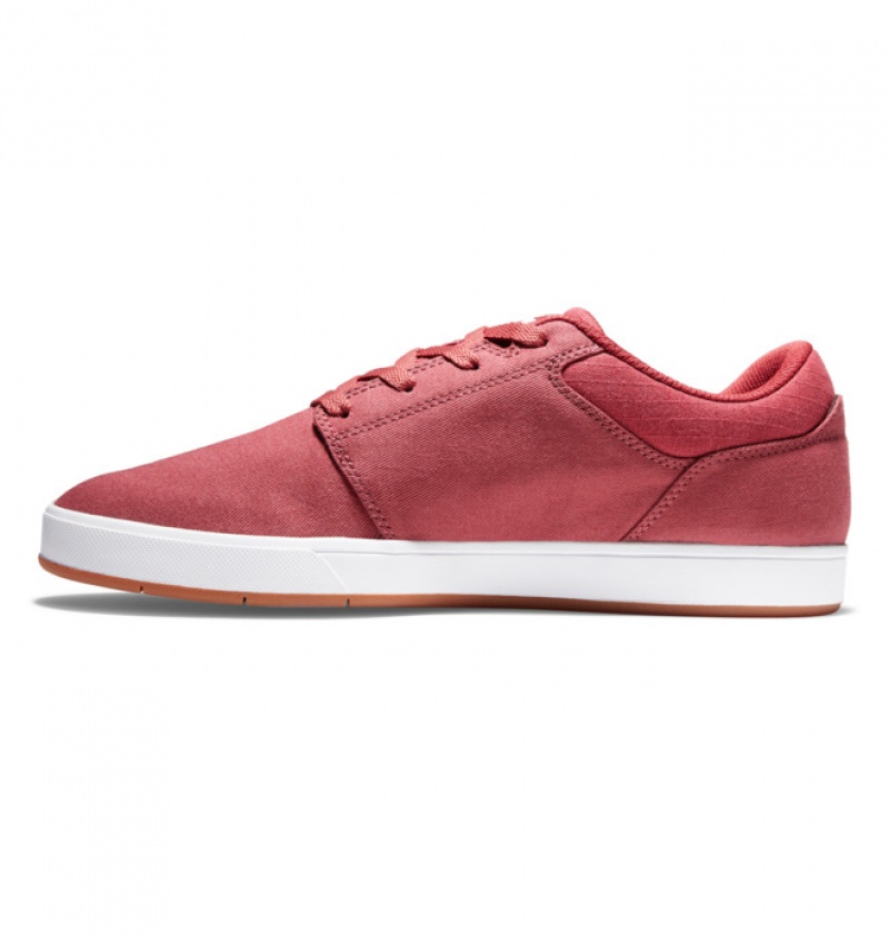 DC Crisis 2 Suede Men's Skate Shoes Red | NZOPHQ592