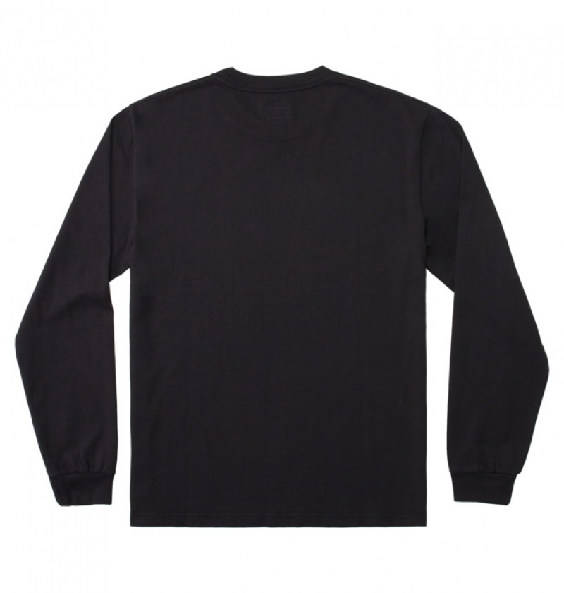 DC DC 1994 Long Sleeve Men's T Shirts Black | EZRIMG247