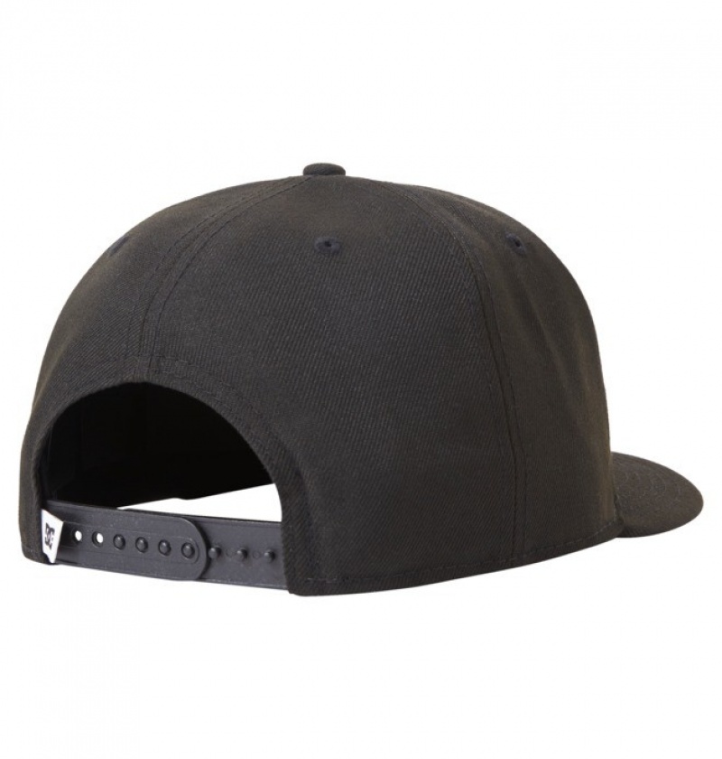 DC Empire Fielder Snapback Men's Hats Black | GDOJZE082