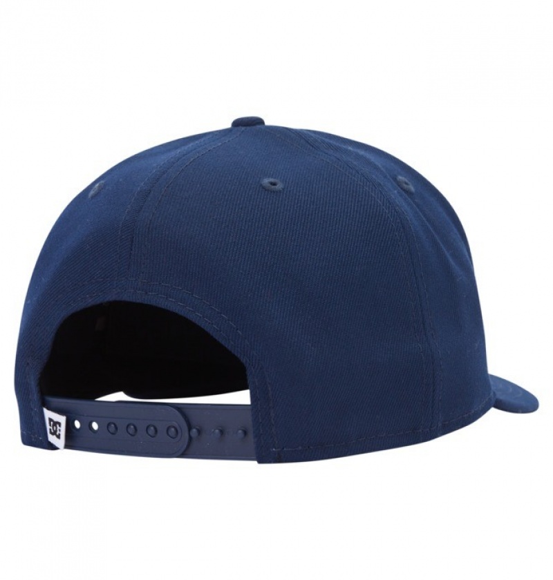 DC Empire Fielder Snapback Men's Hats Blue | TEMKXB586