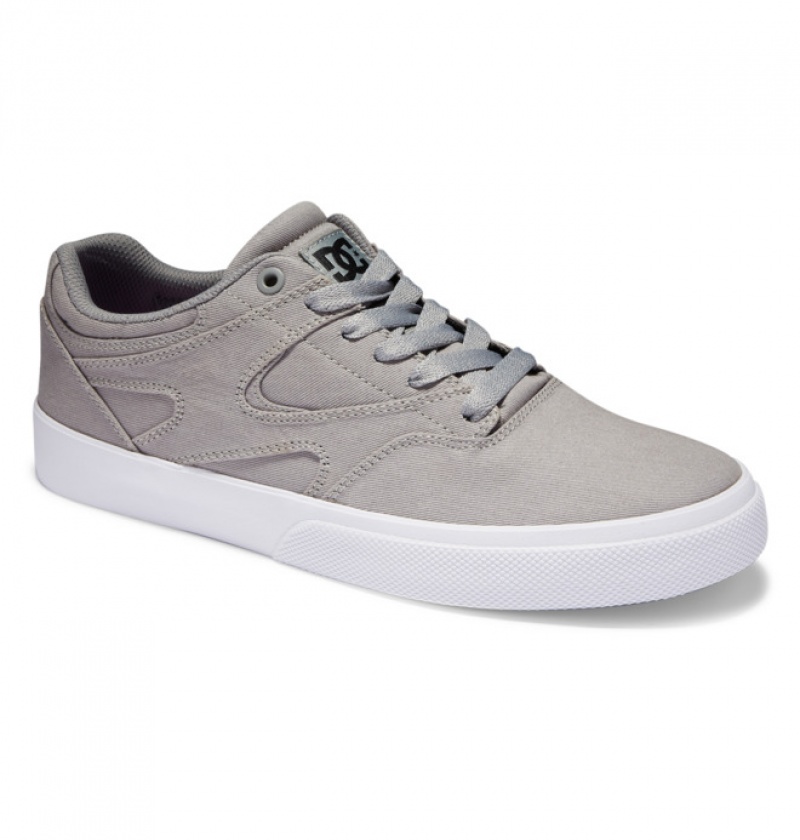 DC Kalis Vulc Men's Skate Shoes Grey | ASDZCK480