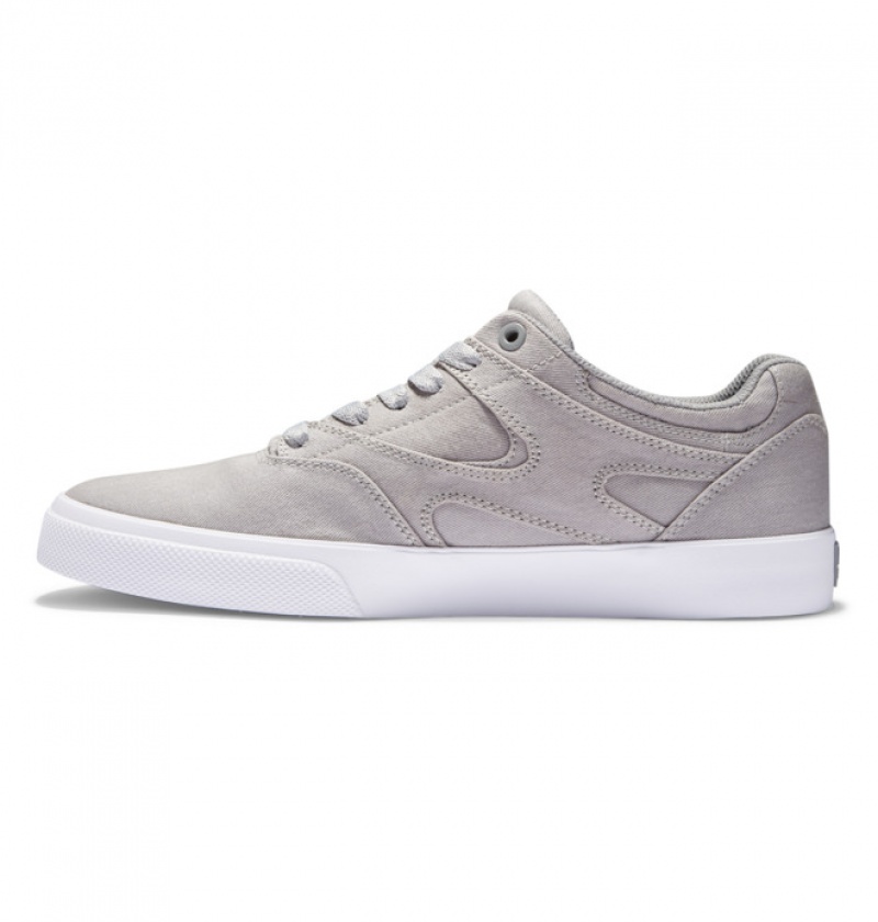 DC Kalis Vulc Men's Skate Shoes Grey | ASDZCK480