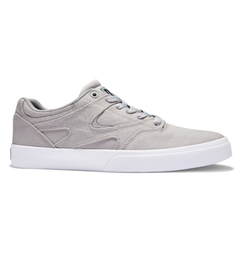 DC Kalis Vulc Men\'s Skate Shoes Grey | ASDZCK480