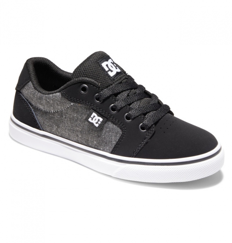 DC Kids' Anvil Grey / White | NXRDPJ036