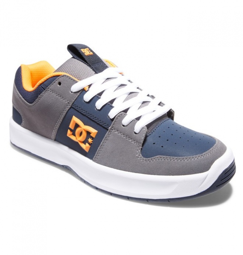 DC Lynx Zero Men's Sneakers Grey / Orange | PCARJW253