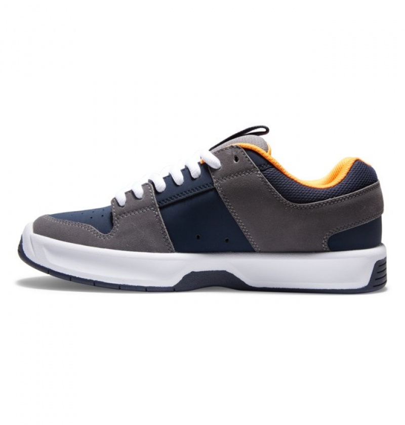 DC Lynx Zero Men's Sneakers Grey / Orange | PCARJW253