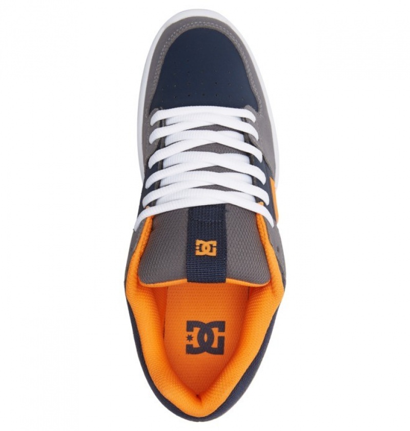 DC Lynx Zero Men's Sneakers Grey / Orange | PCARJW253