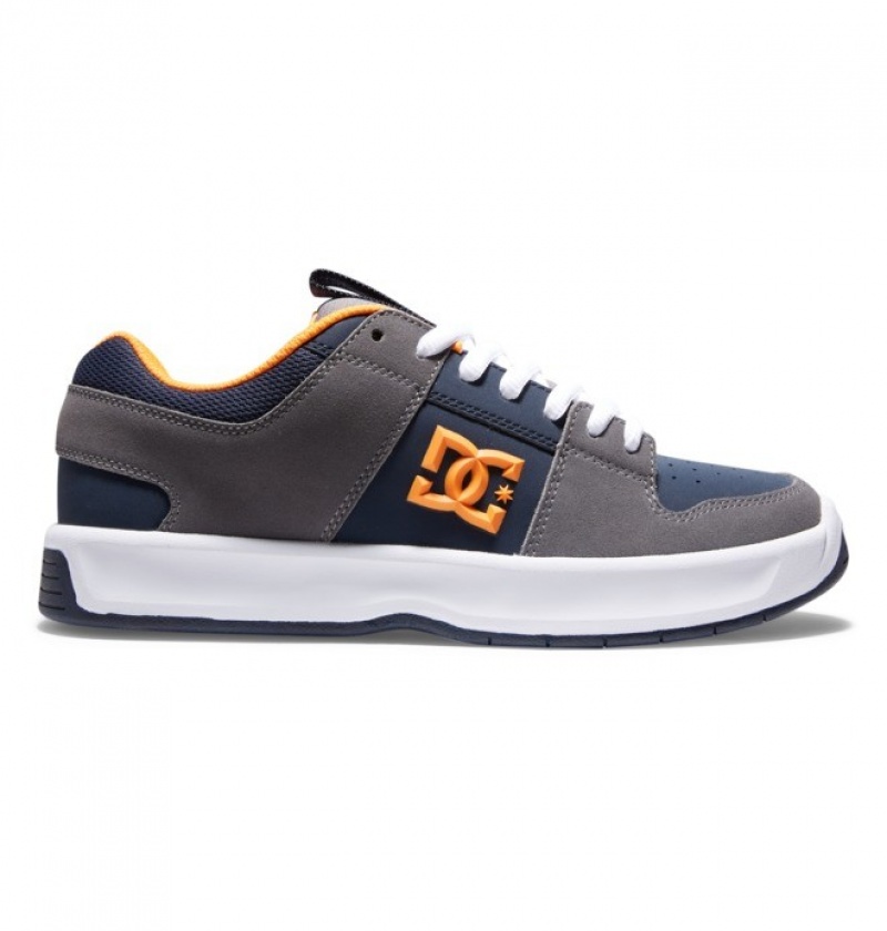 DC Lynx Zero Men\'s Sneakers Grey / Orange | PCARJW253