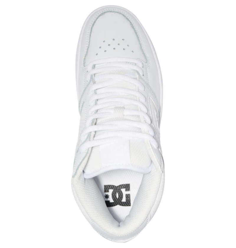 DC Manteca 4 MID Mid-Top Women's Sneakers White | MSCTZA703