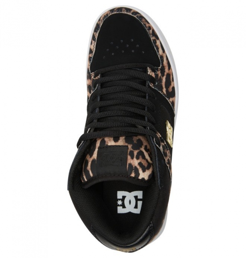 DC Manteca 4 MID Mid-Top Women's Sneakers Leopard | BUAYIC340