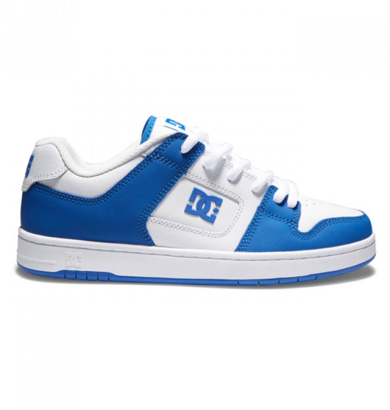 DC Manteca 4 Men\'s Sneakers White / Blue | VUYQAB568