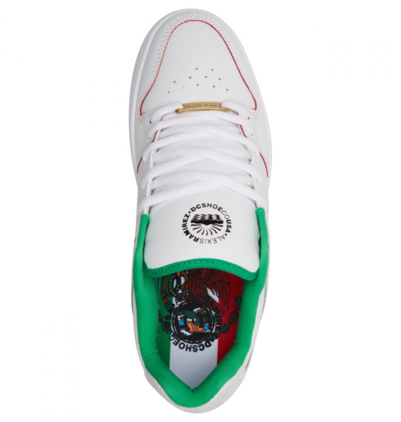 DC Manteca 4 S Alexis Ramirez Men's Skate Shoes White / Red | KJLSWA149