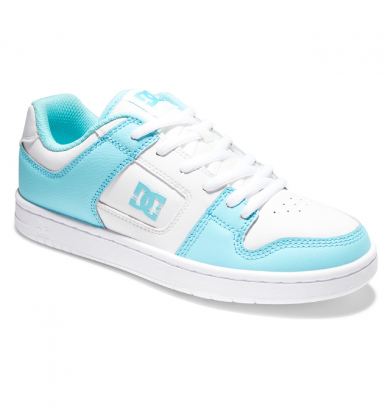 DC Manteca 4 Women's Sneakers White / Blue | PVTKSY187