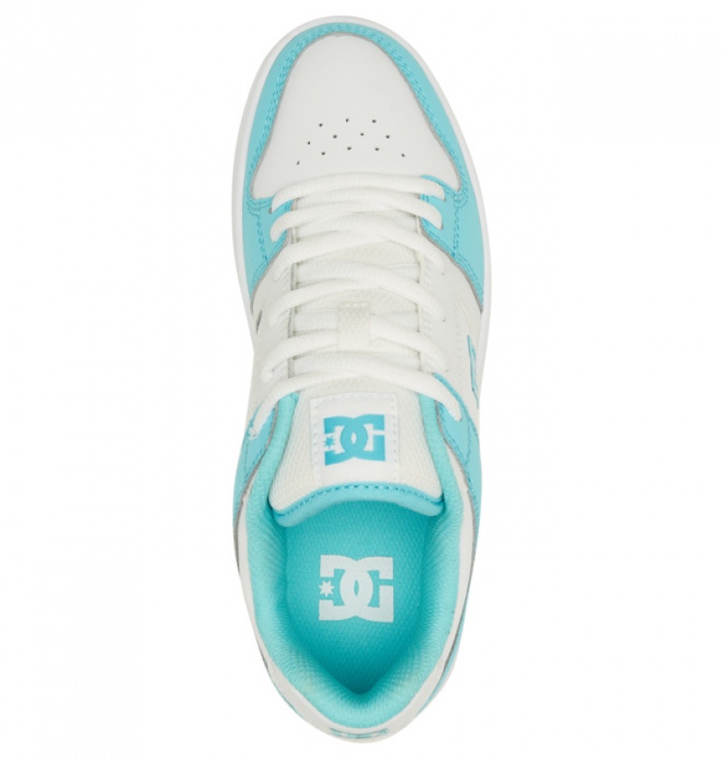 DC Manteca 4 Women's Sneakers White / Blue | PVTKSY187