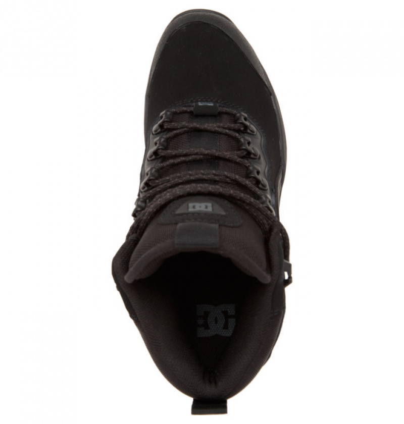 DC Navigator Men's Winter Boots Black / Black / Black | XBSCEL964