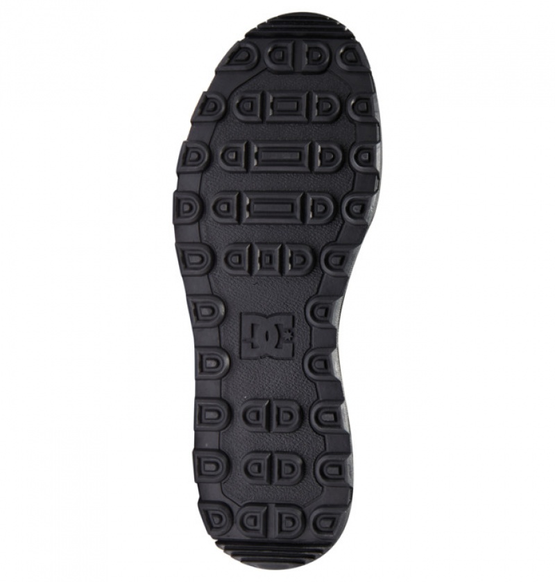 DC Pure High-Top Water-Resistant Men's Winter Boots Black / Grey | WHUDXK184
