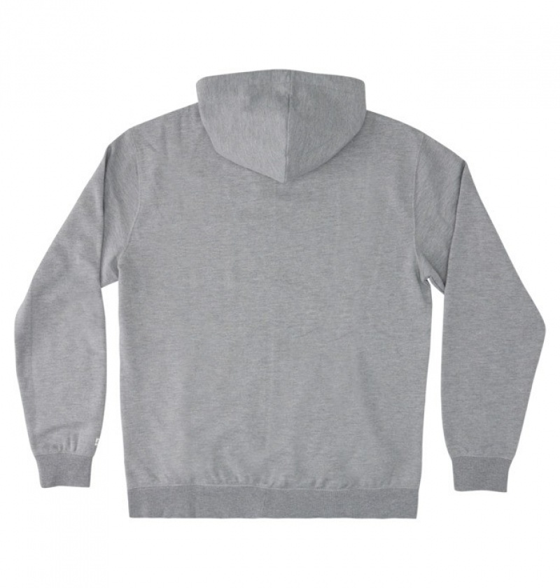 DC Riot 2 Zip-Up Men's Sweatshirts Grey | MOAGBV657