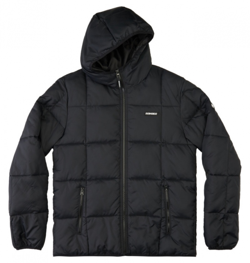 DC Square Up Puffer 2 Men\'s Jackets Black | OHPJDW250