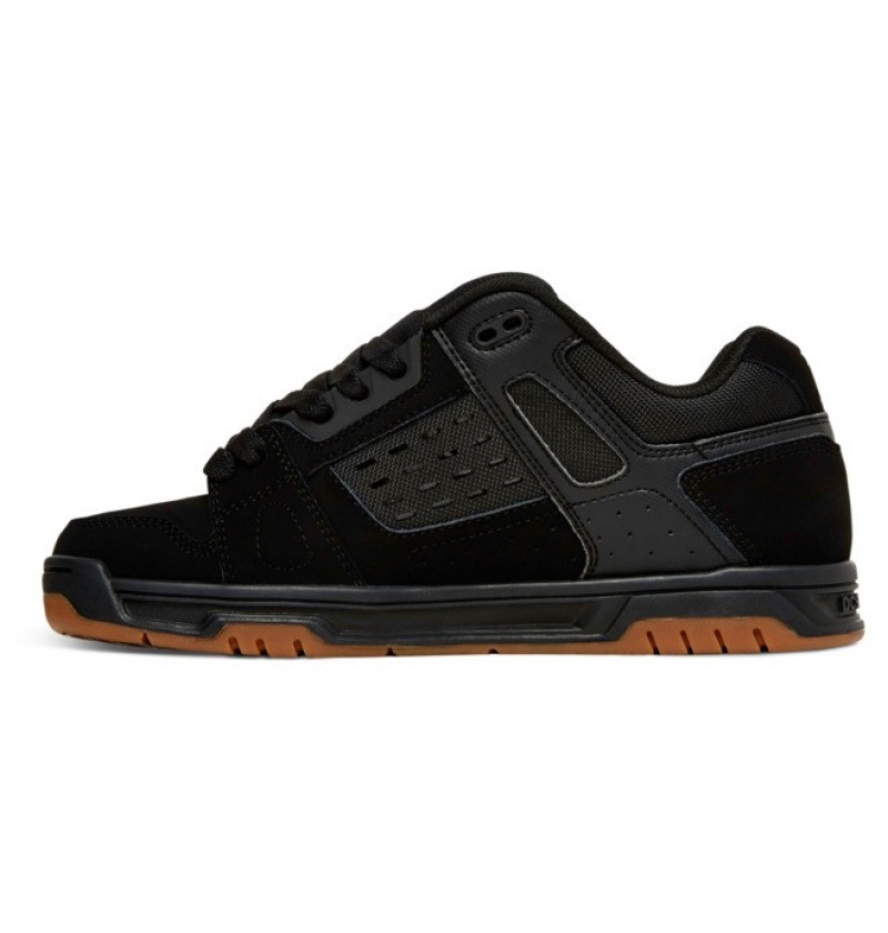 DC Stag Men's Sneakers Black | HNUMBC283