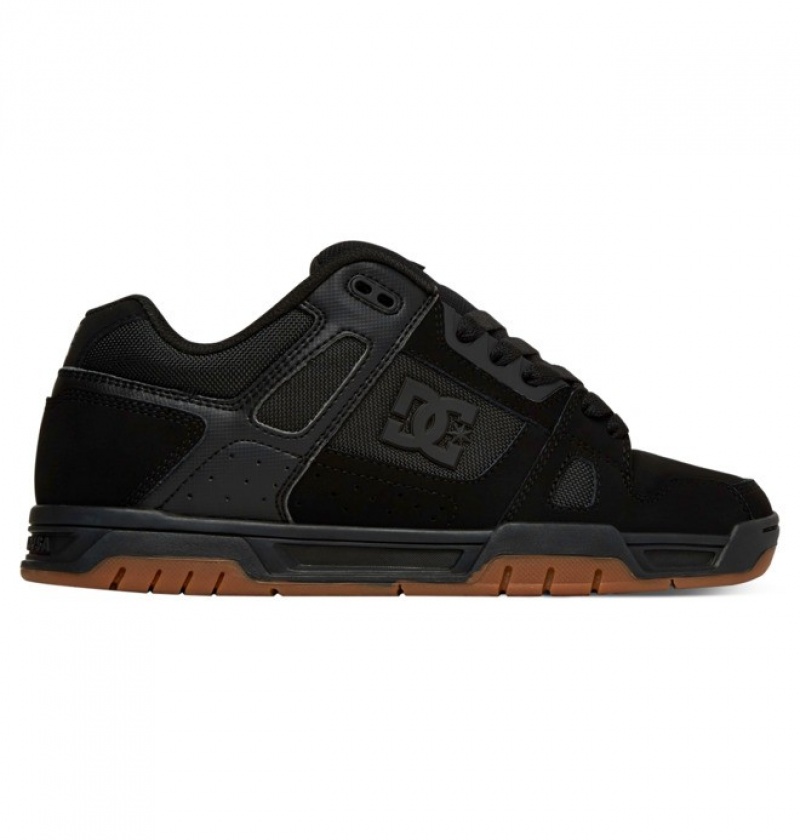 DC Stag Men\'s Sneakers Black | HNUMBC283