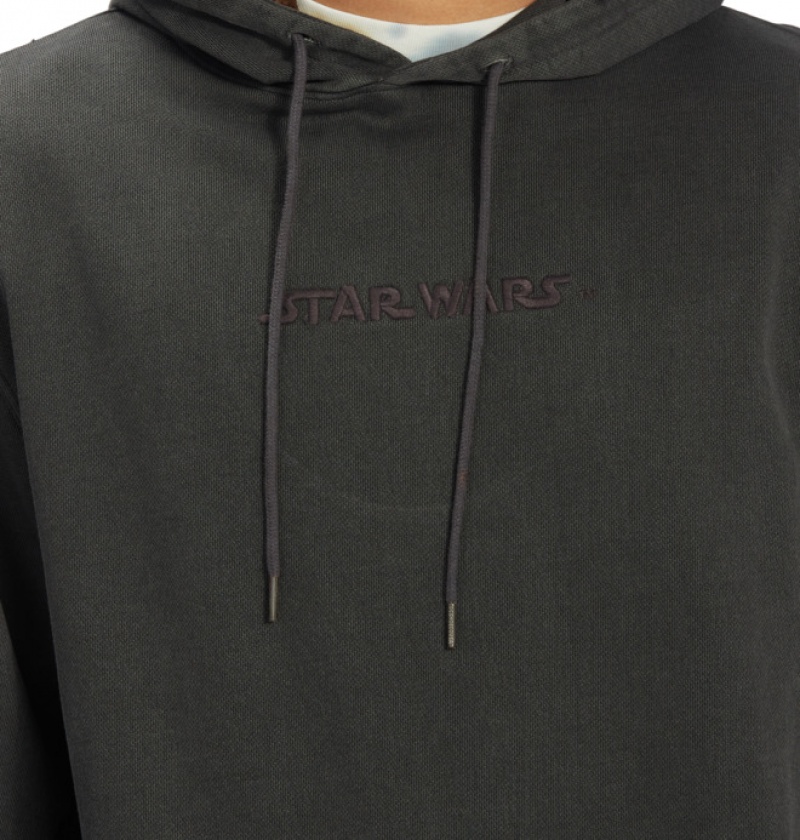 DC Star Wars | Star Darkside Men's Sweatshirts Black Wash | XUTFSJ603