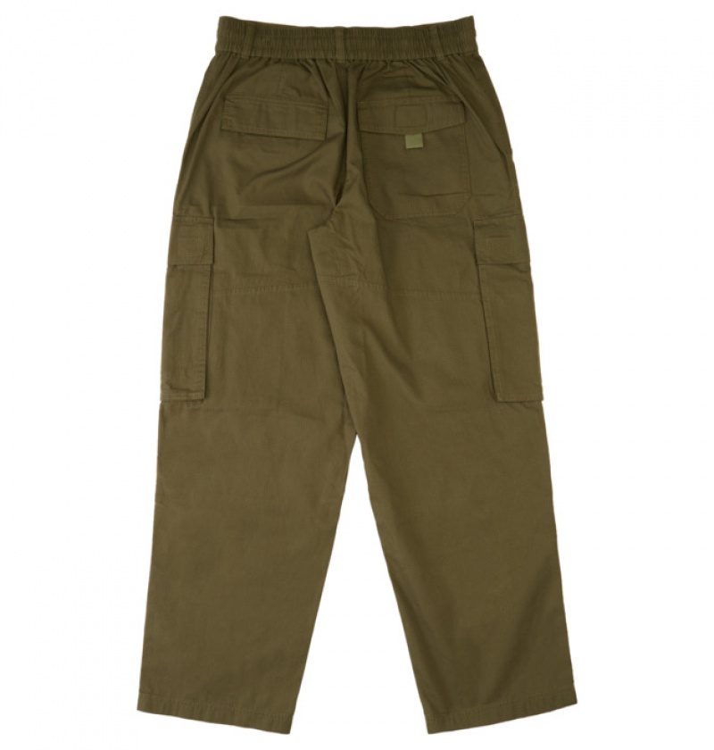 DC The Tundra Cargo Men's Pants Dark Green | KUCLHF721
