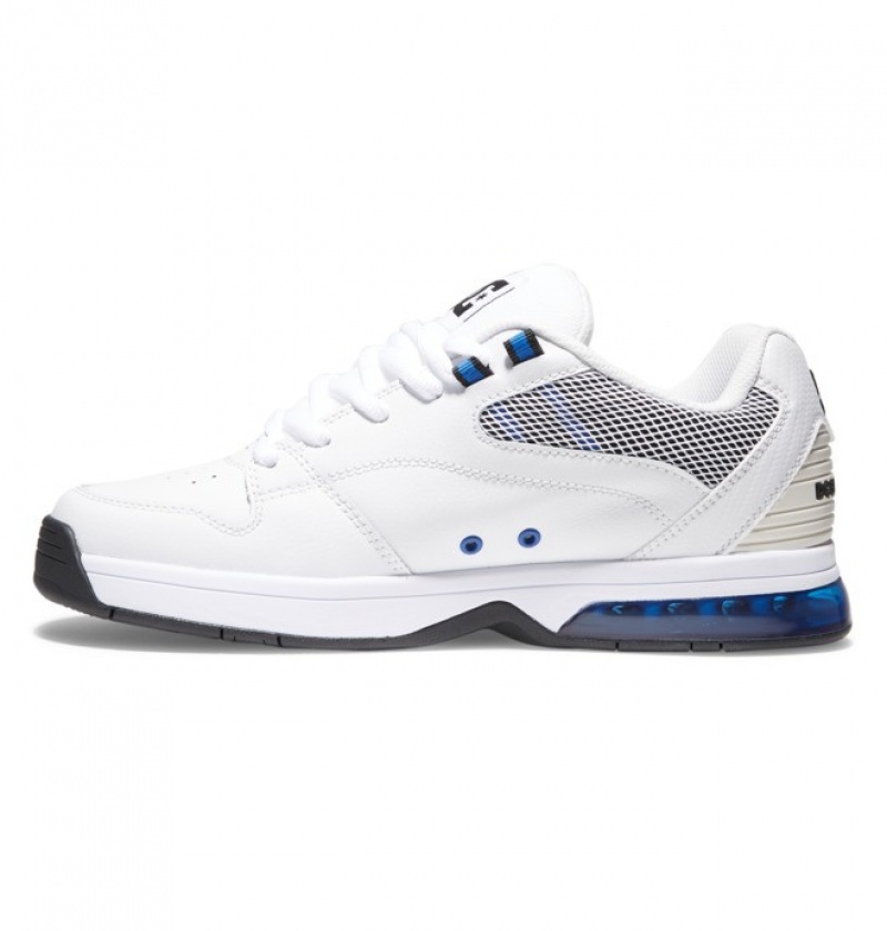 DC Versatile Men's Sneakers White / Royal / White | QWYIPJ198